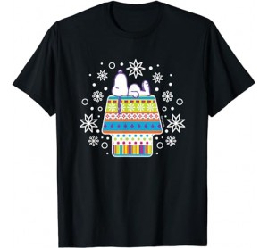 Peanuts - Snoopy Christmas Scandinavian Theme T-Shirt